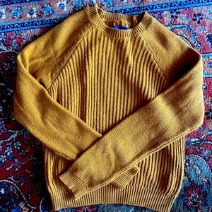 Mustard Yellow Cropped Sweater
